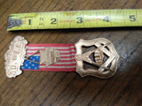Vtg Order of Independent Americans O. of I.A. Medal w/Flag Conestoga Council #22