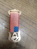 Vtg Order of Independent Americans O. of I.A. Medal w/Flag Conestoga Council #22