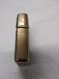 Vtg 1993 Zippo Cigarette Lighter Ultralite Black/Gold Engraved V.W.S. Nice Snap!