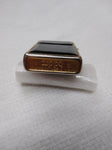 Vtg 1993 Zippo Cigarette Lighter Ultralite Black/Gold Engraved V.W.S. Nice Snap!