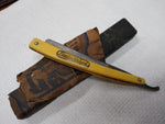 Vtg Antique Finedge Ostiso Straight Razor Original Box New York Nice Scales!