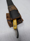 Vtg Antique Finedge Ostiso Straight Razor Original Box New York Nice Scales!