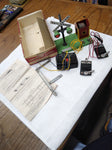 Vtg Gilbert American Flyer Train Railroad Crossing Signal Bell Uncoupler Lot
