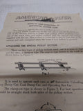 Vtg Gilbert American Flyer Train Railroad Crossing Signal Bell Uncoupler Lot