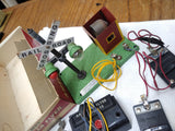 Vtg Gilbert American Flyer Train Railroad Crossing Signal Bell Uncoupler Lot