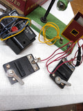Vtg Gilbert American Flyer Train Railroad Crossing Signal Bell Uncoupler Lot