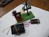 Vtg Gilbert American Flyer Train Railroad Crossing Signal Bell Uncoupler Lot