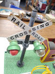 Vtg Gilbert American Flyer Train Railroad Crossing Signal Bell Uncoupler Lot