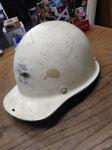 Vtg ANSI Z89.1 1969 MSA Skullgard Painted Tiger Stripe Liner Bump Miners Hat