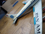 Vtg 1960s Made In Japan Pan American Tin Toy Jet Working Friction Motor Airplane