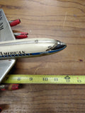 Vtg 1960s Made In Japan Pan American Tin Toy Jet Working Friction Motor Airplane