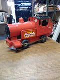 Vtg 1950s Tri-Ang PuffPuff Pressed Steel Locomotive Pull Toy Train 73000 England