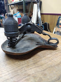 Vtg Original Metal Saddle Springer Seat Bicycle Motorcycle Rat Bike Trike