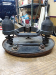 Vtg Original Metal Saddle Springer Seat Bicycle Motorcycle Rat Bike Trike