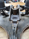 Vtg Original Metal Saddle Springer Seat Bicycle Motorcycle Rat Bike Trike