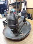 Vtg Original Metal Saddle Springer Seat Bicycle Motorcycle Rat Bike Trike