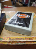 Sealed Zippo Harley Davidson Lighter Skull & Helmet High Polish Chrome With Box