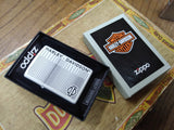 New In Box Sealed Zippo Windproof Harley Davidson Lighter Bar Shield Logo 49465