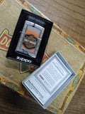 New In Box Sealed Zippo Harley Davidson Colors w/Chain Windproof Lighter 29559