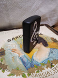Vtg Unfired Zippo 1995 CAMEL Purple Guitar Neck Musical Note Black Matte Lighter