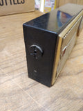 Vtg Bulova Super Transistor Radio Model 730 Portable Working Black