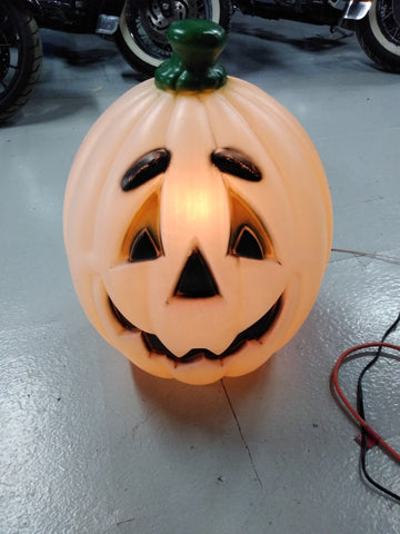 Vtg  23" Halloween Jack "O" Lantern Trick Treat General Foam Plastics Blow Mold