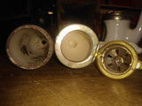 Vtg Porcelain Ceramic Hand Painted Smoking Pipe, Bowls