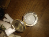 Vtg Porcelain Ceramic Hand Painted Smoking Pipe, Bowls