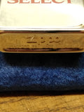 Vtg 1994 Unfired Zippo Slim Winston Select Cigarette Lighter Polished Chrome