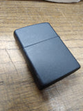Vtg Unfired 1997 Zippo Black Matte Marlboro Compass Cigarette Lighter