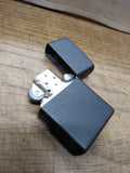 Vtg Unfired 1997 Zippo Black Matte Marlboro Compass Cigarette Lighter