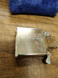 Vtg Unfired 1997 Zippo Black Matte Marlboro Compass Cigarette Lighter