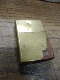 Vtg Zippo Solid Brass 1932-1991 Commemorative Cigarette Lighter Great Patina!