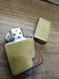 Vtg Zippo Solid Brass 1932-1991 Commemorative Cigarette Lighter Great Patina!