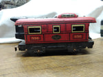 Vtg Marx O Gauge New York Central Wind Up Locomotive Tender Caboose Metal Train