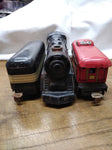 Vtg Marx O Gauge New York Central Wind Up Locomotive Tender Caboose Metal Train