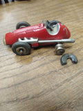 Vtg Die Cast SCHUCO MICRO RACER 1040 Red Wind Up Car Made In U.S. Zone Germany