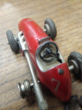 Vtg Die Cast SCHUCO MICRO RACER 1040 Red Wind Up Car Made In U.S. Zone Germany