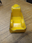 Vtg Tootsietoy Yellow Pickup Truck Cast Iron Pressed Metal Die Cast White Tires