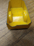 Vtg Tootsietoy Yellow Pickup Truck Cast Iron Pressed Metal Die Cast White Tires