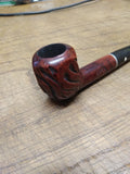 Vtg Dr. Grabow Duke Straight Rustic Imported Briar Tobacco Smoking Pipe