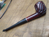 Vtg Dr. Grabow Duke Straight Rustic Imported Briar Tobacco Smoking Pipe