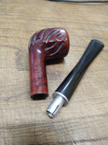 Vtg Dr. Grabow Duke Straight Rustic Imported Briar Tobacco Smoking Pipe