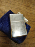 Vtg 1967 Zippo Cigarette Lighter "Grandpa From Criss" Brushed Chrome Great Shape