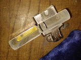 Vtg 1967 Zippo Cigarette Lighter "Grandpa From Criss" Brushed Chrome Great Shape