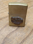 Vtg 1995 Zippo Cigarette Lighter Brass Select Trading Co. Tobbaccoville Inc.