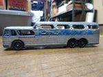 Vtg 1960's 7" Tootsie Toy Greyhound Scenic Cruiser Metal Die Cast Steel Bus #1
