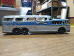 Vtg 1960's 7" Tootsie Toy Greyhound Scenic Cruiser Metal Die Cast Steel Bus #1