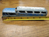 Vtg 1960's 7" Tootsie Toy Greyhound Scenic Cruiser Metal Die Cast Steel Bus #1