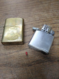 Vtg Made In Japan Chrome Plated Copper Cigarette Lighter Hawaii 50th State